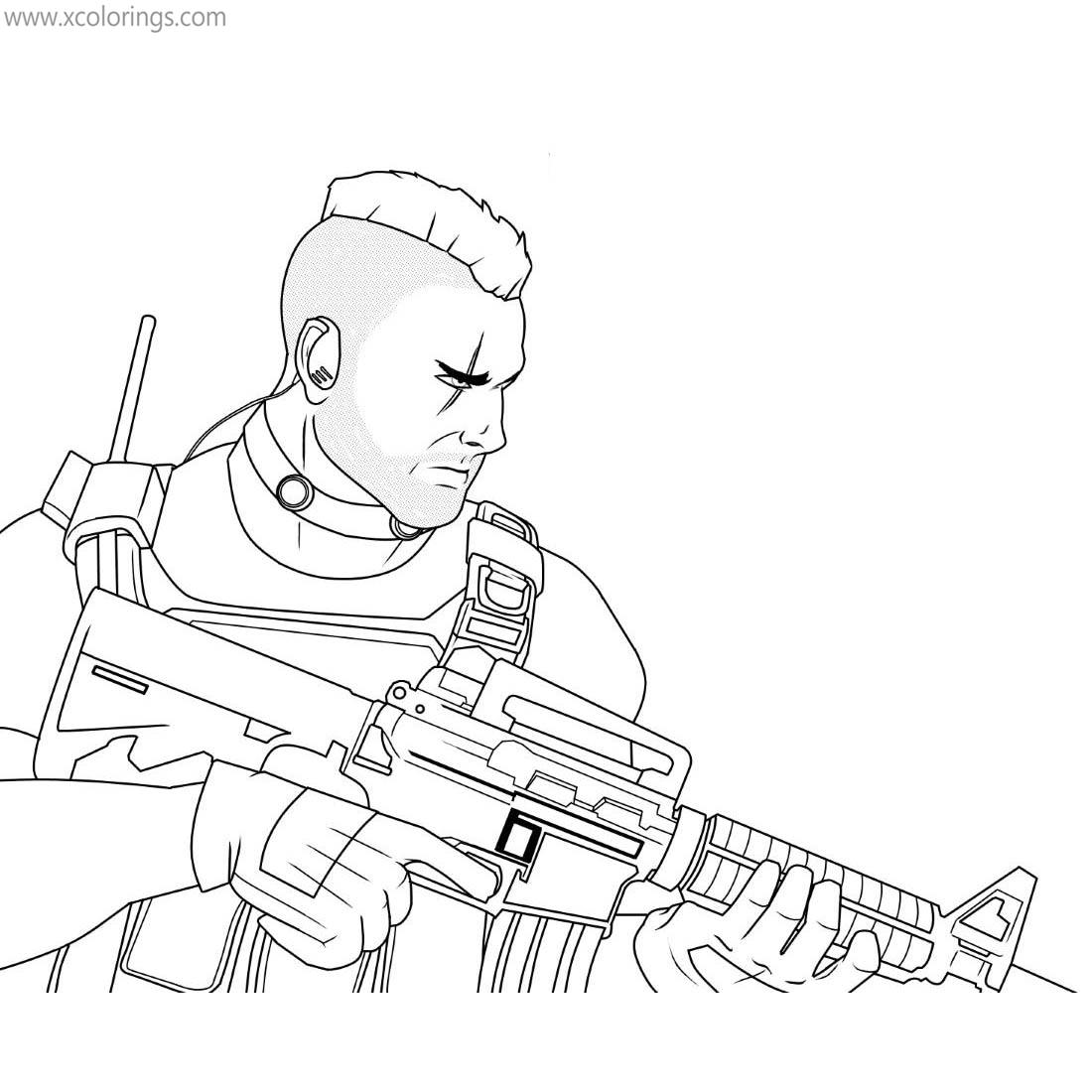Warfare Call Of Duty Coloring Pages Advanced Sketch Coloring Page
