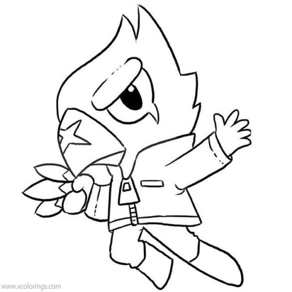 Brawl Crow Ausmalbilder Ausmalbild Colorir Kolorowanka Supercoloring