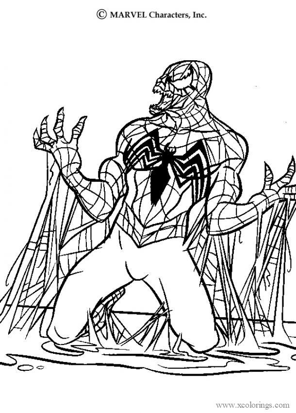 Free Carnage from Marvel Coloring Pages printable
