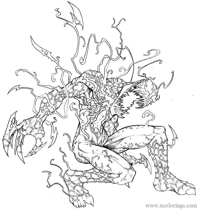 Free Defeated Carnage Coloring Pages printable