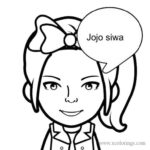 Fan Art Of Jojo Siwa Coloring Pages Xcolorings Com