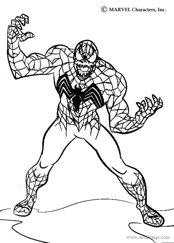 Free Official Carnage Coloring Pages printable