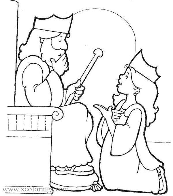 Free Purim Day Coloring Pages printable