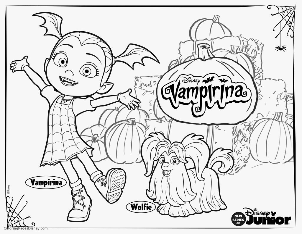Free Vampirina and Wolfie Coloring Pages printable