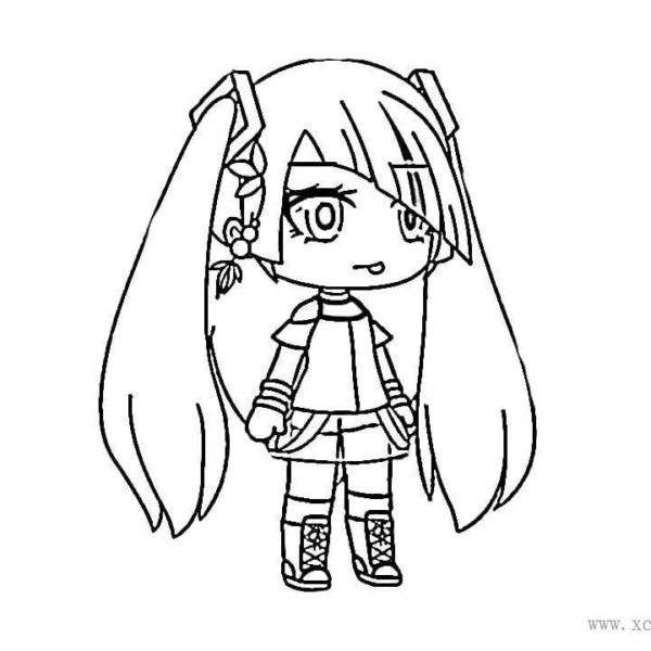 Gacha Life Coloring Pages - XColorings.com