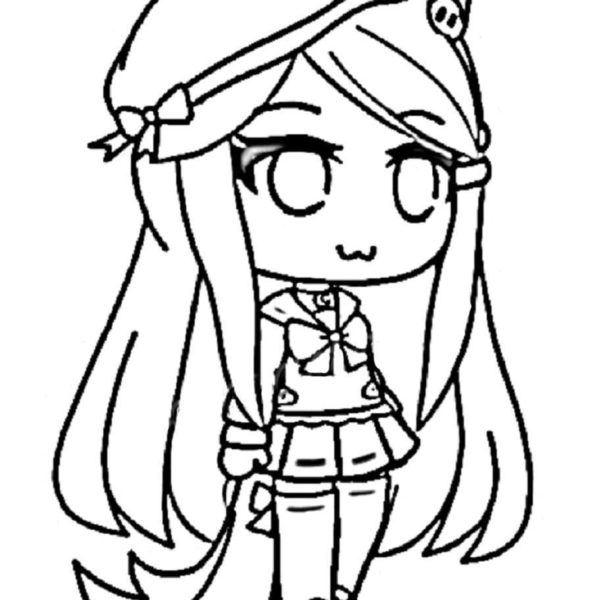 Gacha Life Wolf Girl Coloring Pages