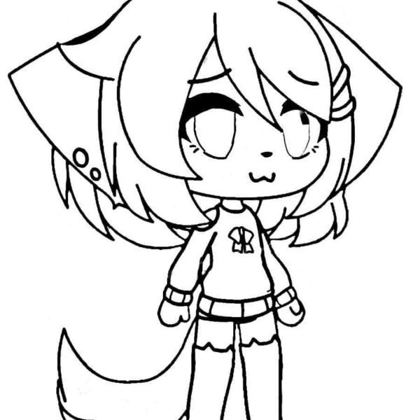 gacha life coloring pages xcoloringscom