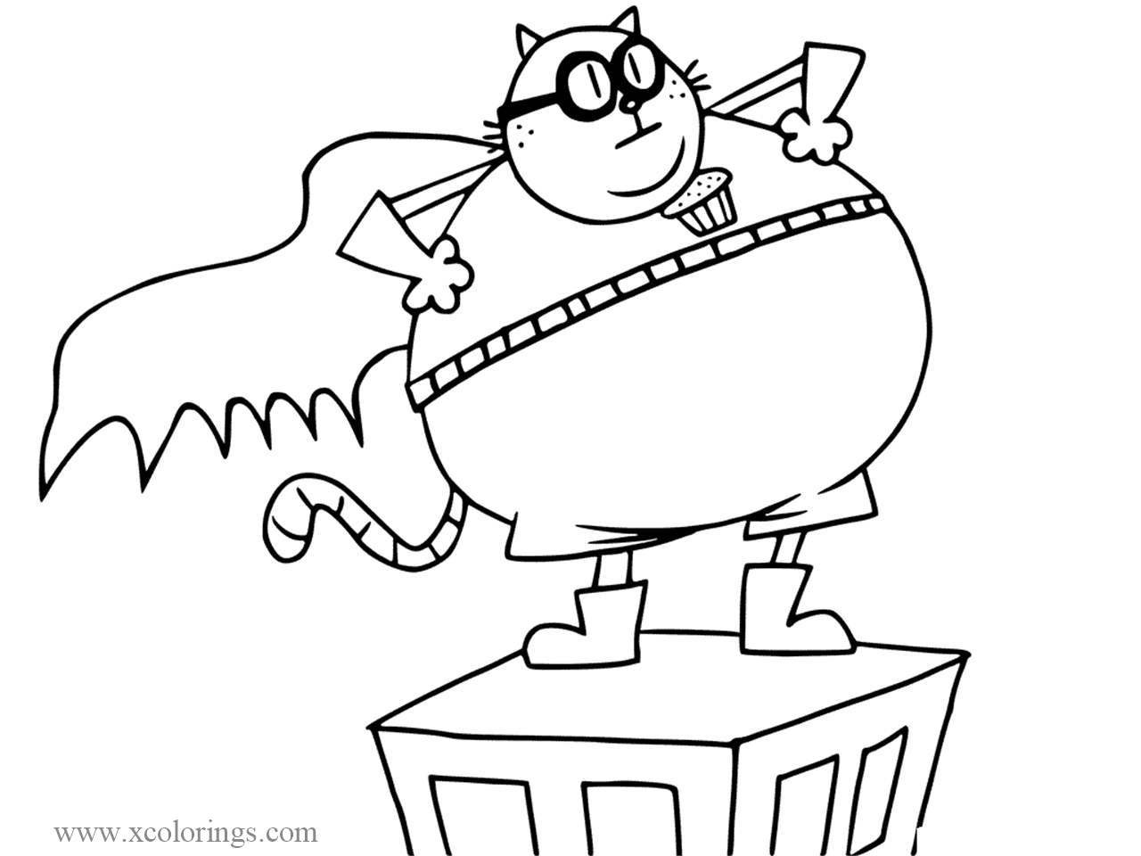 Free Big Jim Aka Commander from Dog Man Coloring Pages printable