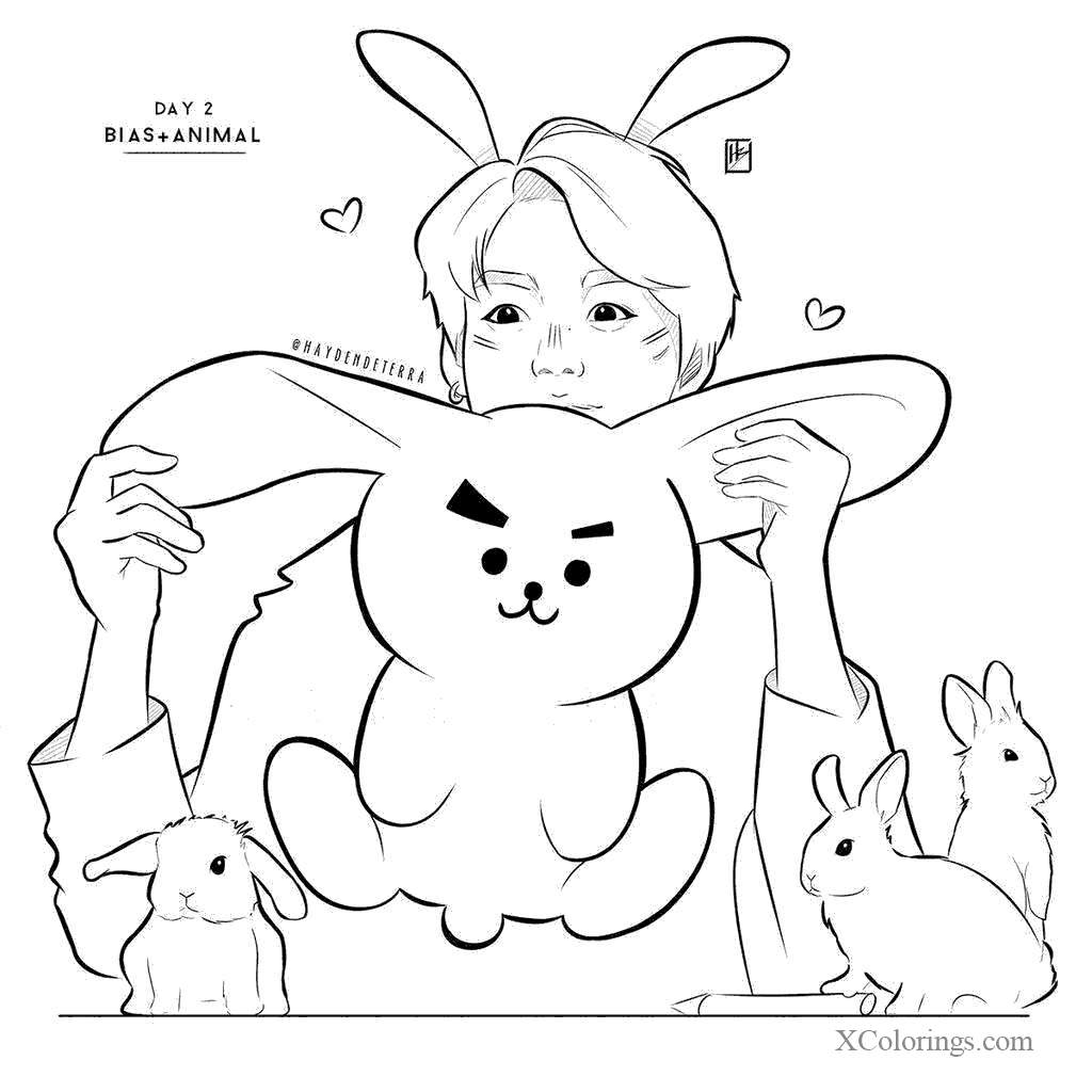 Download Bt21 Coloring Pages - XColorings