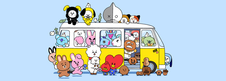 Collection of BT21 Coloring Pages