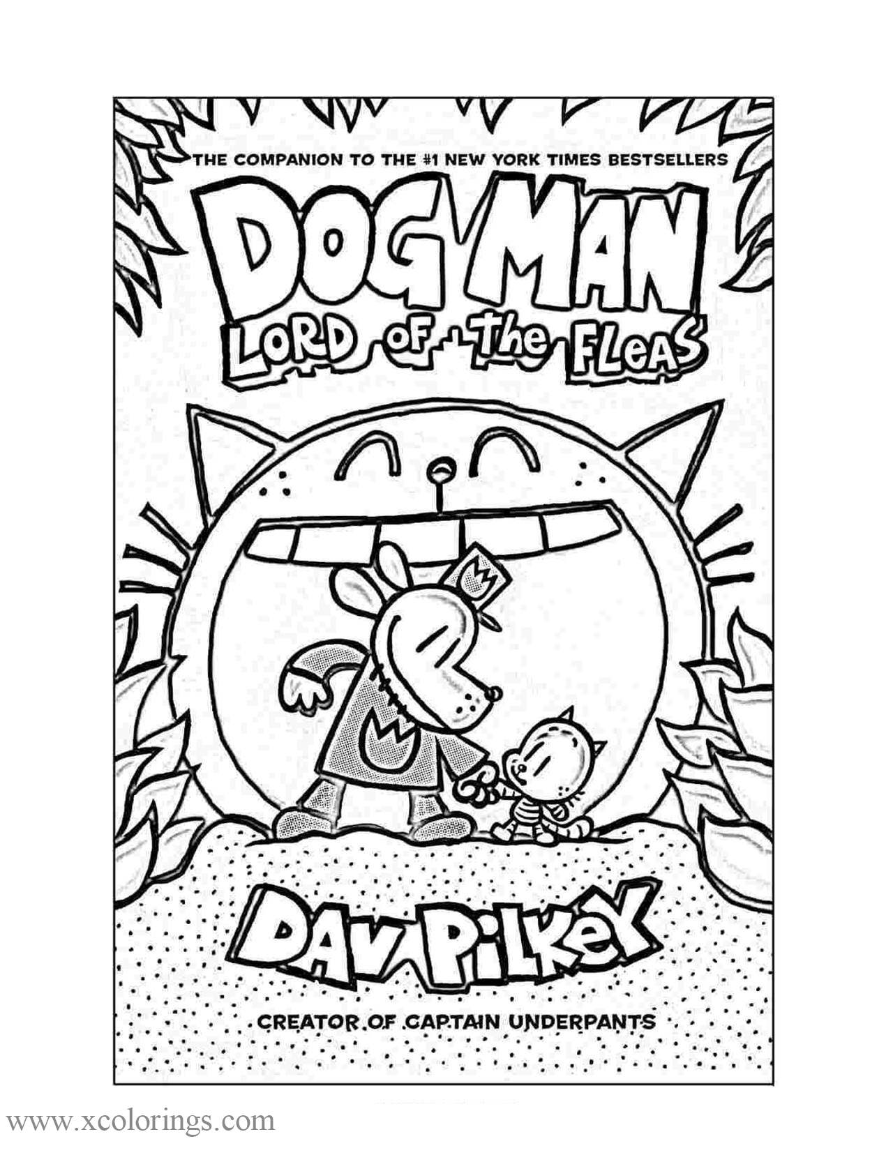 Free Dog Man Lord of the Fleas Coloring Pages printable
