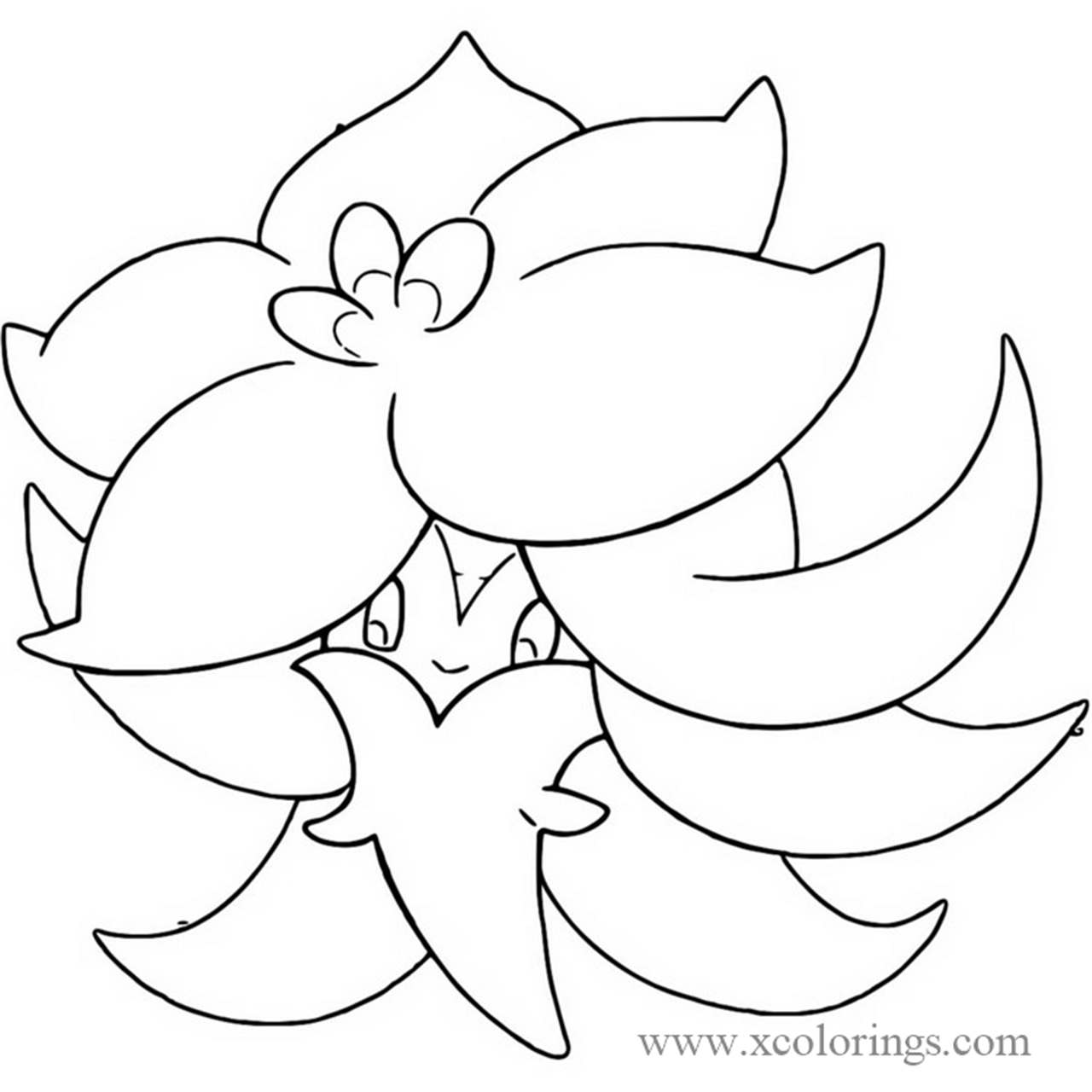 Free Gossifleur from Pokemon Sword and Shield Coloring Pages printable