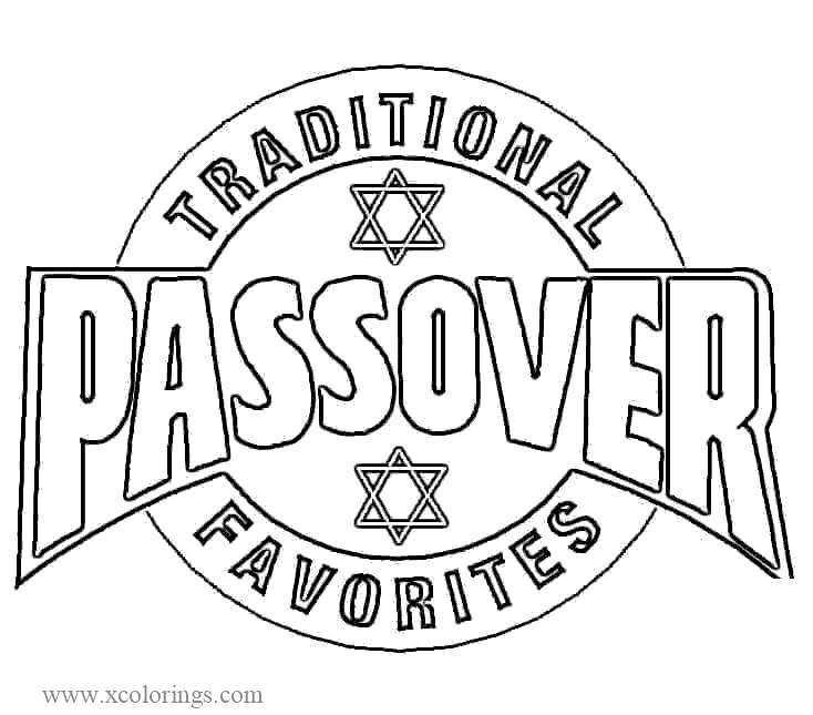 Free Jewish Passover Coloring Pages printable