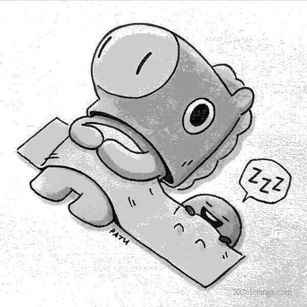 Download Mang and Shooky Bt21 Coloring Pages - XColorings