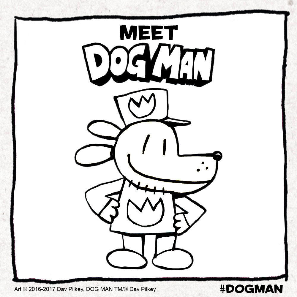 Dog Man Coloring Pages - XColorings.com