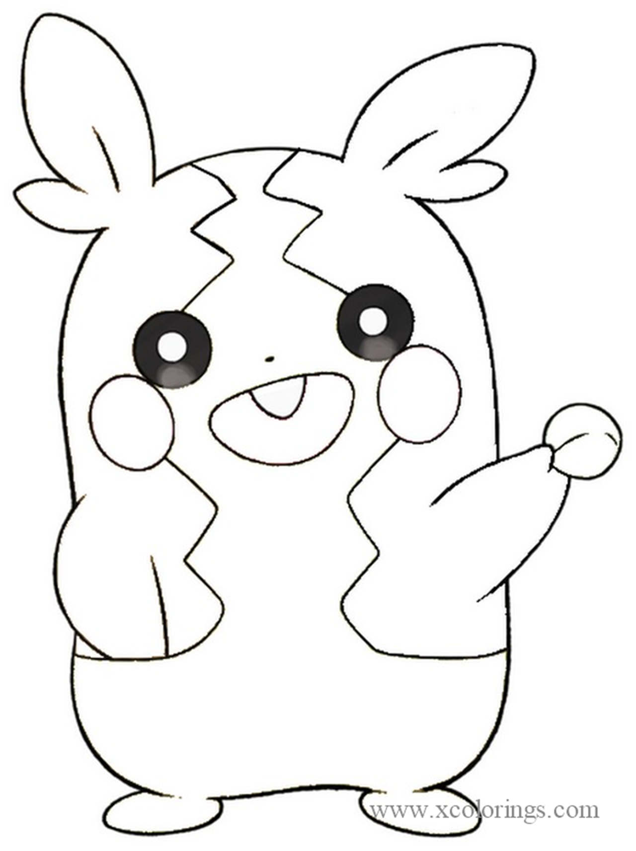 Free Morpeko Full Belly Mode from Pokemon Sword and Shield Coloring Pages printable