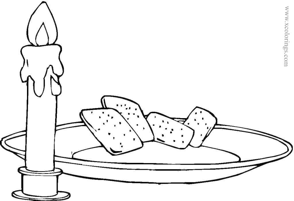 Free Passover Food Coloring Pages Linear printable
