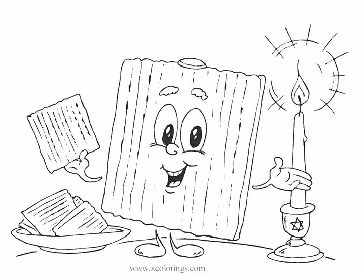 Pesach Matzah Coloring Pages - XColorings.com