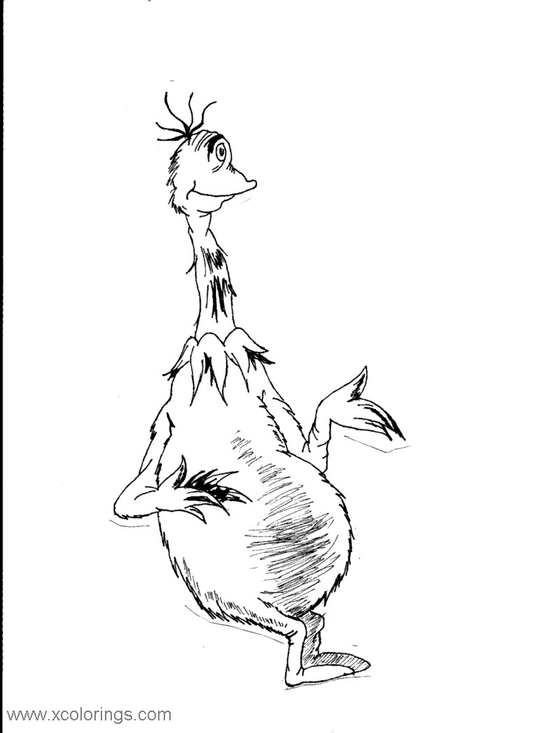 Free Plain bellied Sneetches Coloring Pages printable