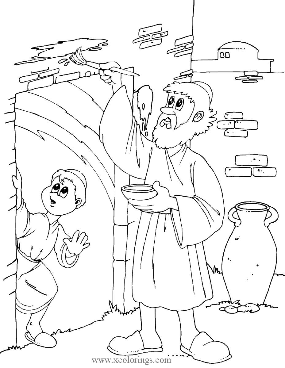 Free Prepare for Pesach Coloring Pages printable