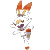 Scorbunny from Pokemon Sword and Shield Coloring Pages - XColorings.com