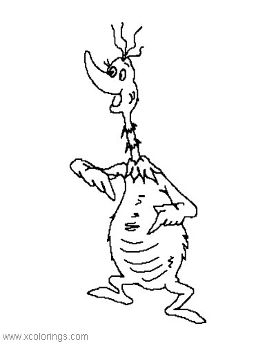 Free Sneetches from Dr Seuss Coloring Pages printable