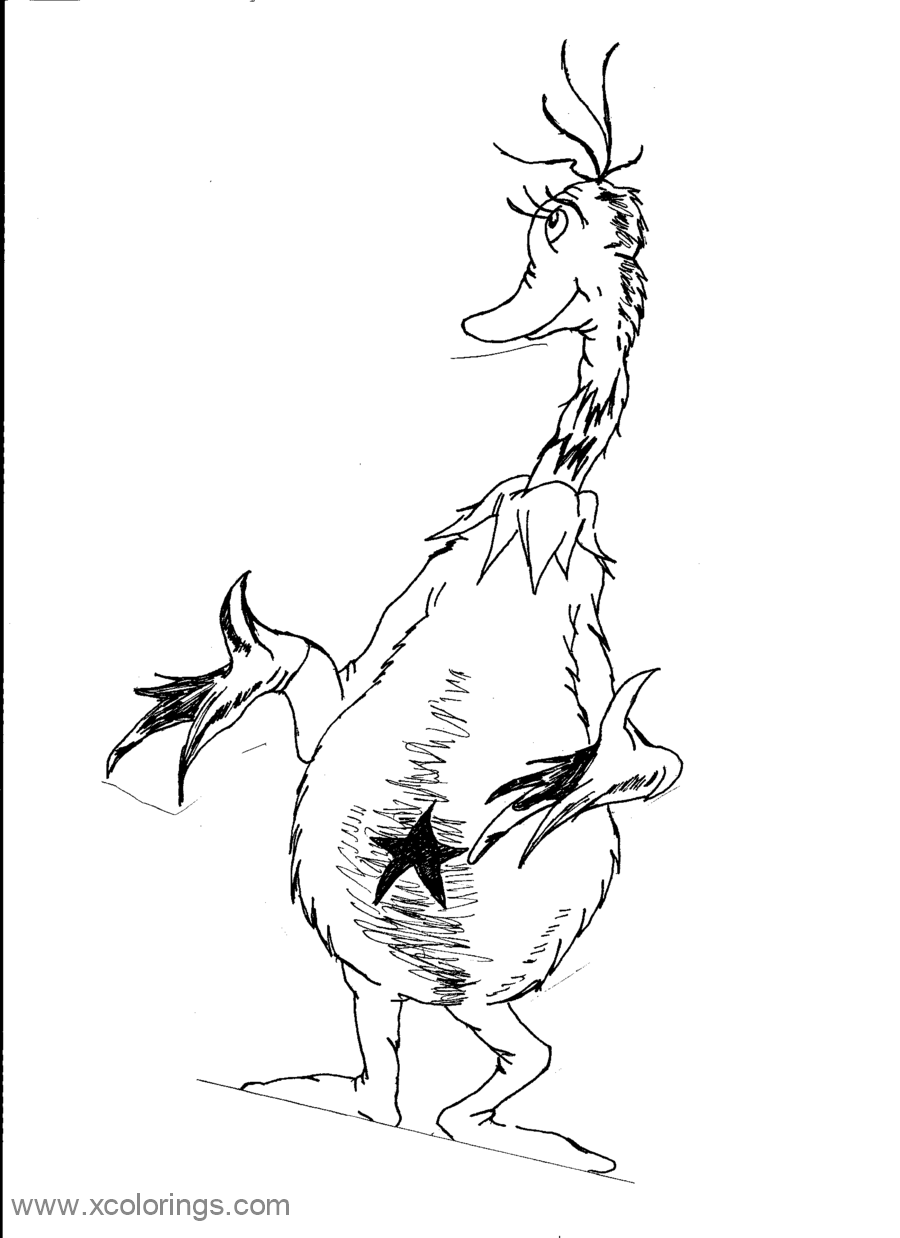 Free Star bellied Sneetches Coloring Pages printable