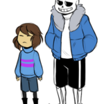 Undertale Frisky and Sans Fanart