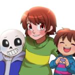 Undertale Sans and Chara