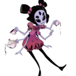 Undertale Muffet fanart by elixirmy