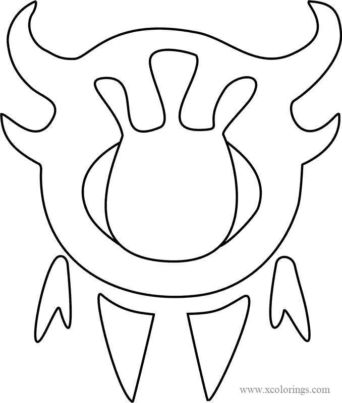 Free Astigmatism From Undertale Coloring Pages printable