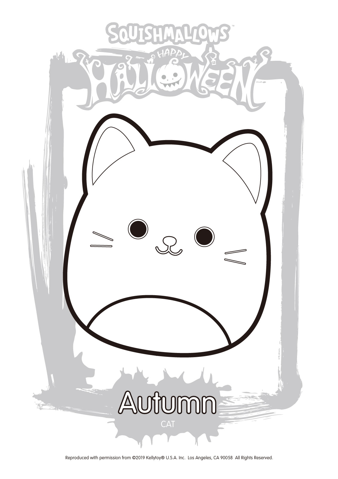 Free Autumn from Squishmallows Coloring Pages printable