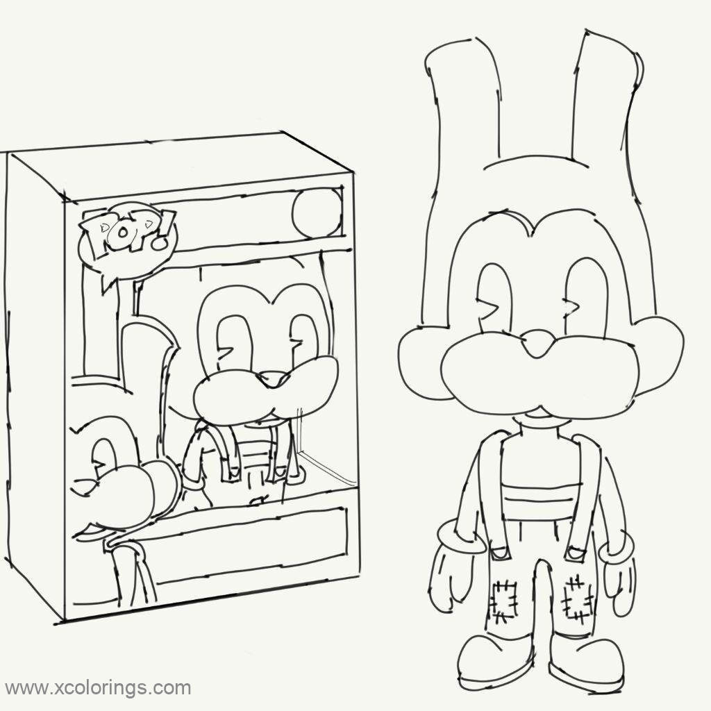 Free Bendy Toys Coloring Pages printable
