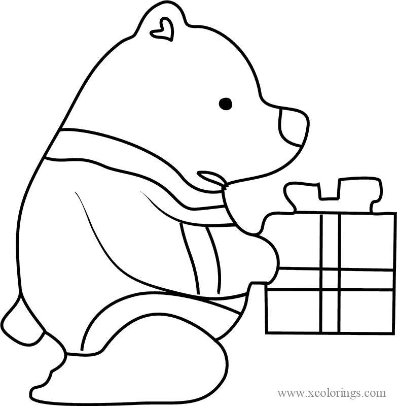 Free Blue Bear From Undertale Coloring Pages printable