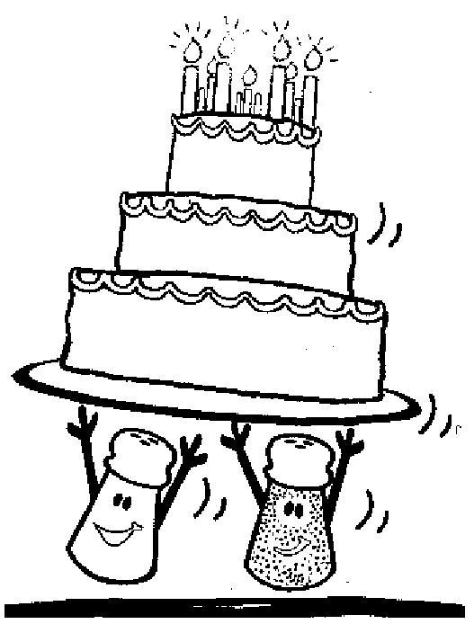 Free Blues Clues Birthday Cake Coloring Pages printable