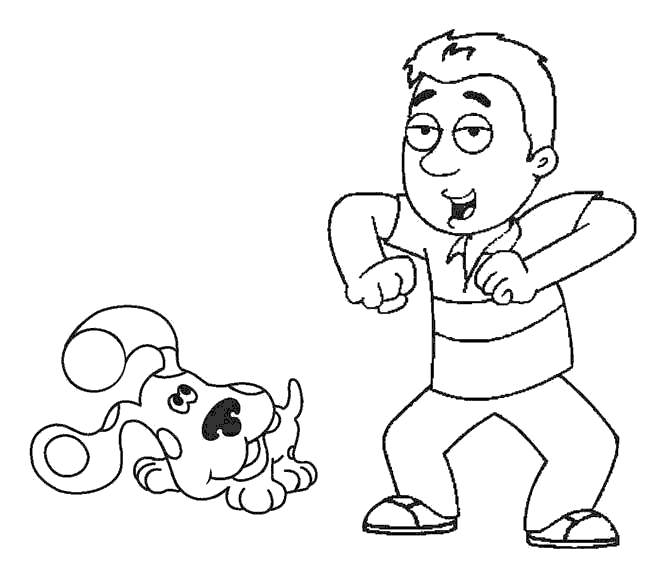Free Blues Clues Coloring Activities printable