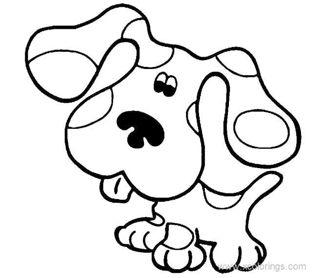 Free Blues Clues Coloring Book printable