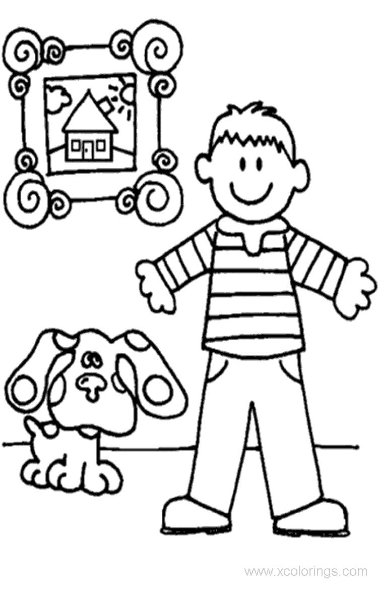 Free Blues Clues Gingerbread Boy Coloring Pages printable