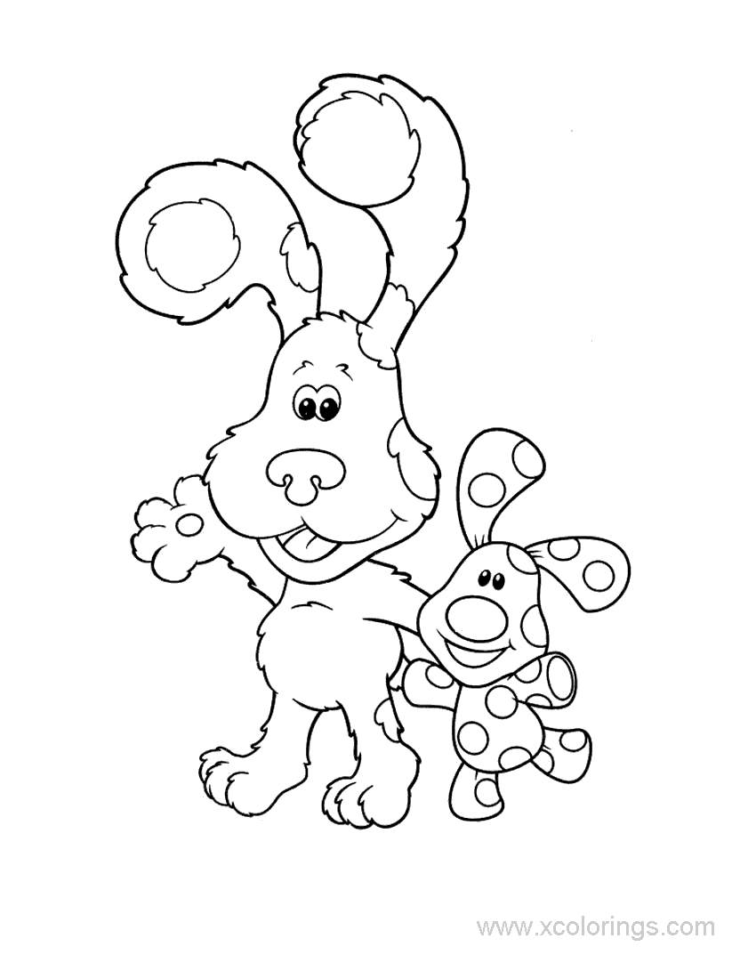 Free Blues Clues Toddlers Coloring Pages printable