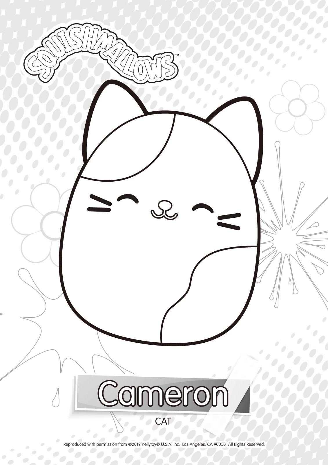 Squishmallows Printable Coloring Pages