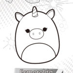 Squishmallow Coloring Pages / How to Draw a Hedgehog Easy