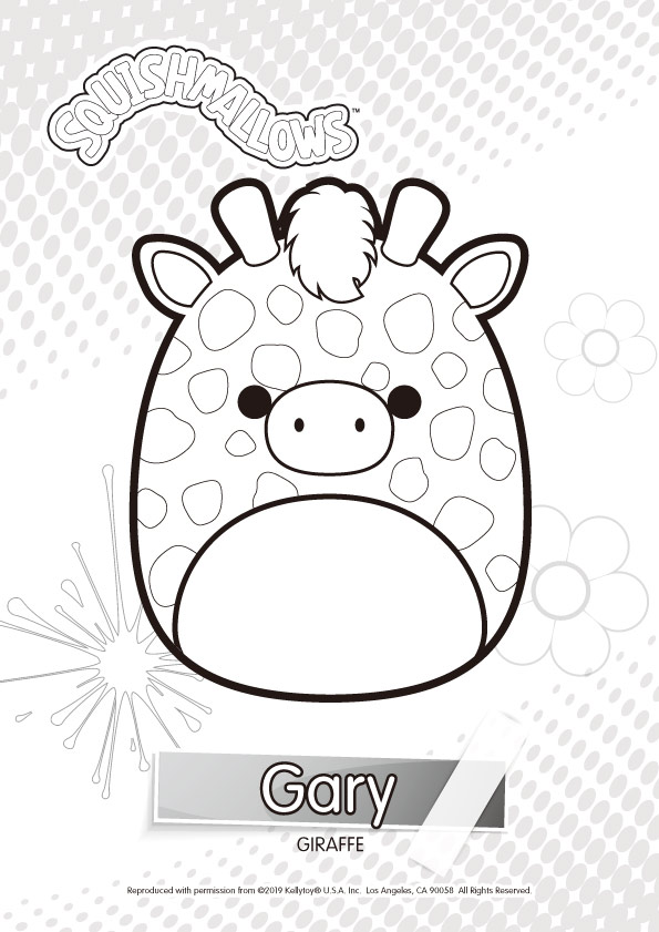 Squishmallows Printable Coloring Pages