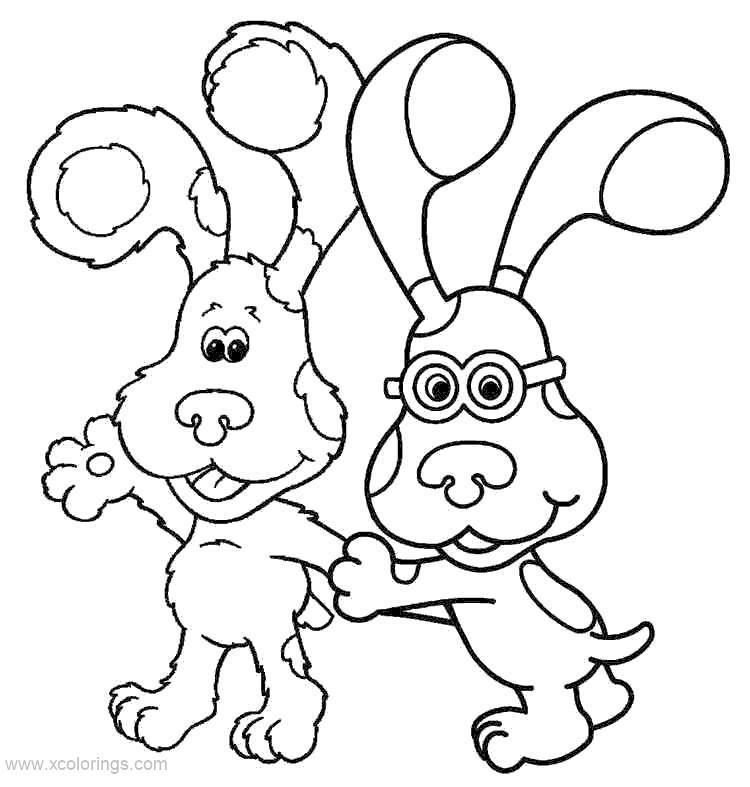 Free Magenta from Blues Clues Coloring Pages printable