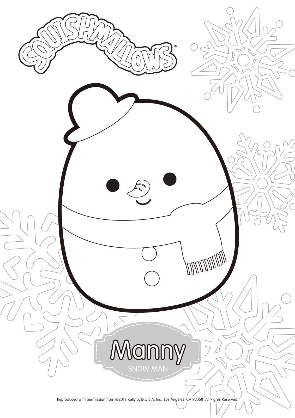 Printable Squishmallow Coloring Pages Printable Coloring Pages