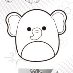 Humphrey from Squishmallows Coloring Pages - XColorings.com