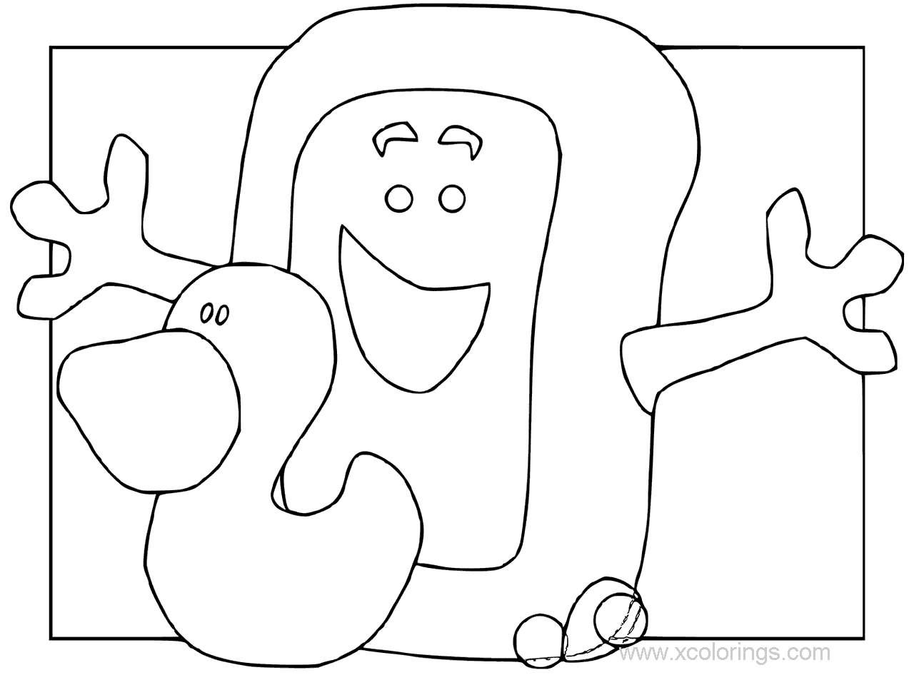 Free Slippery Soap from Blues Clues Coloring Pages printable