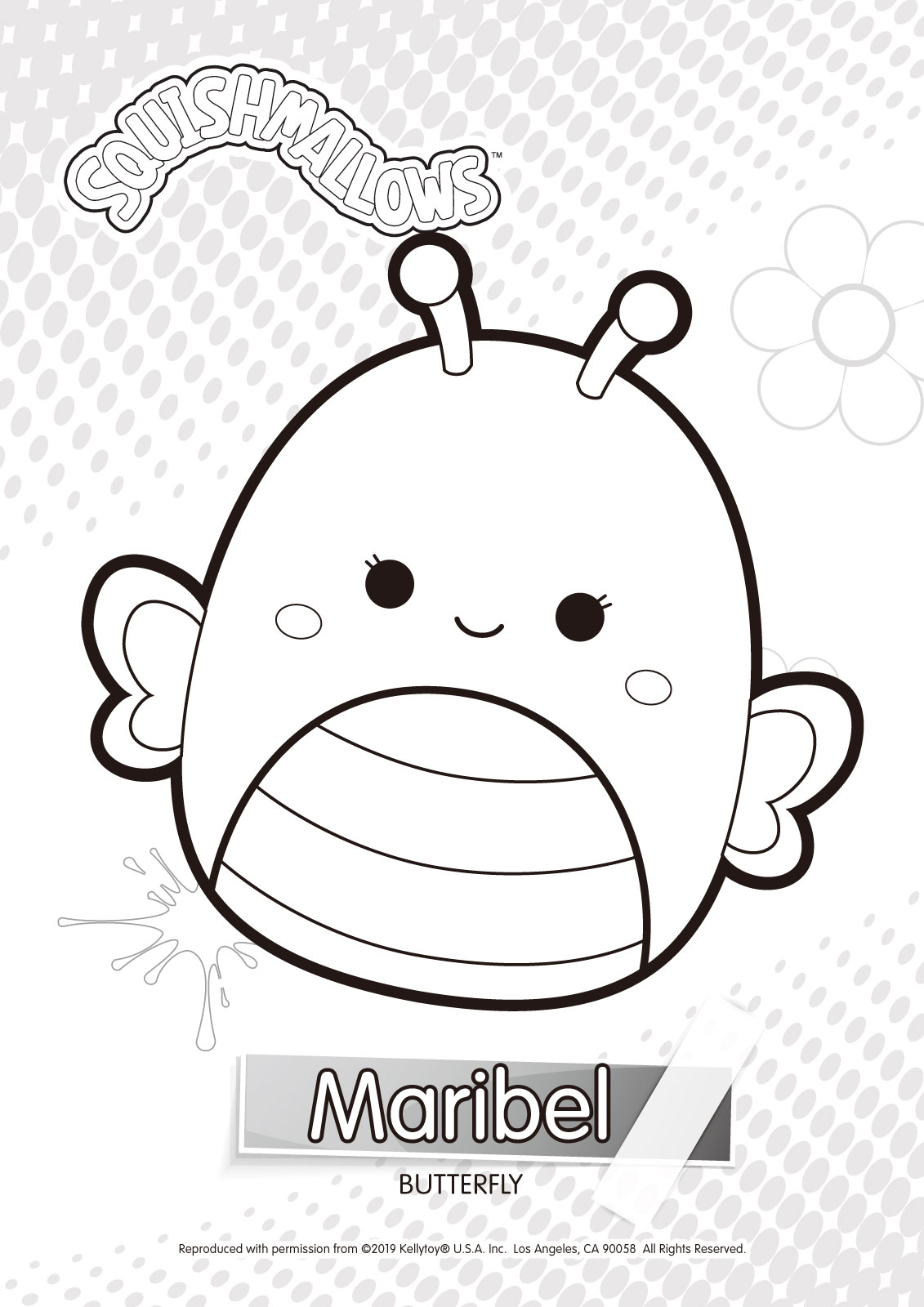 Squishmallows Maribel Coloring Pages - XColorings.com