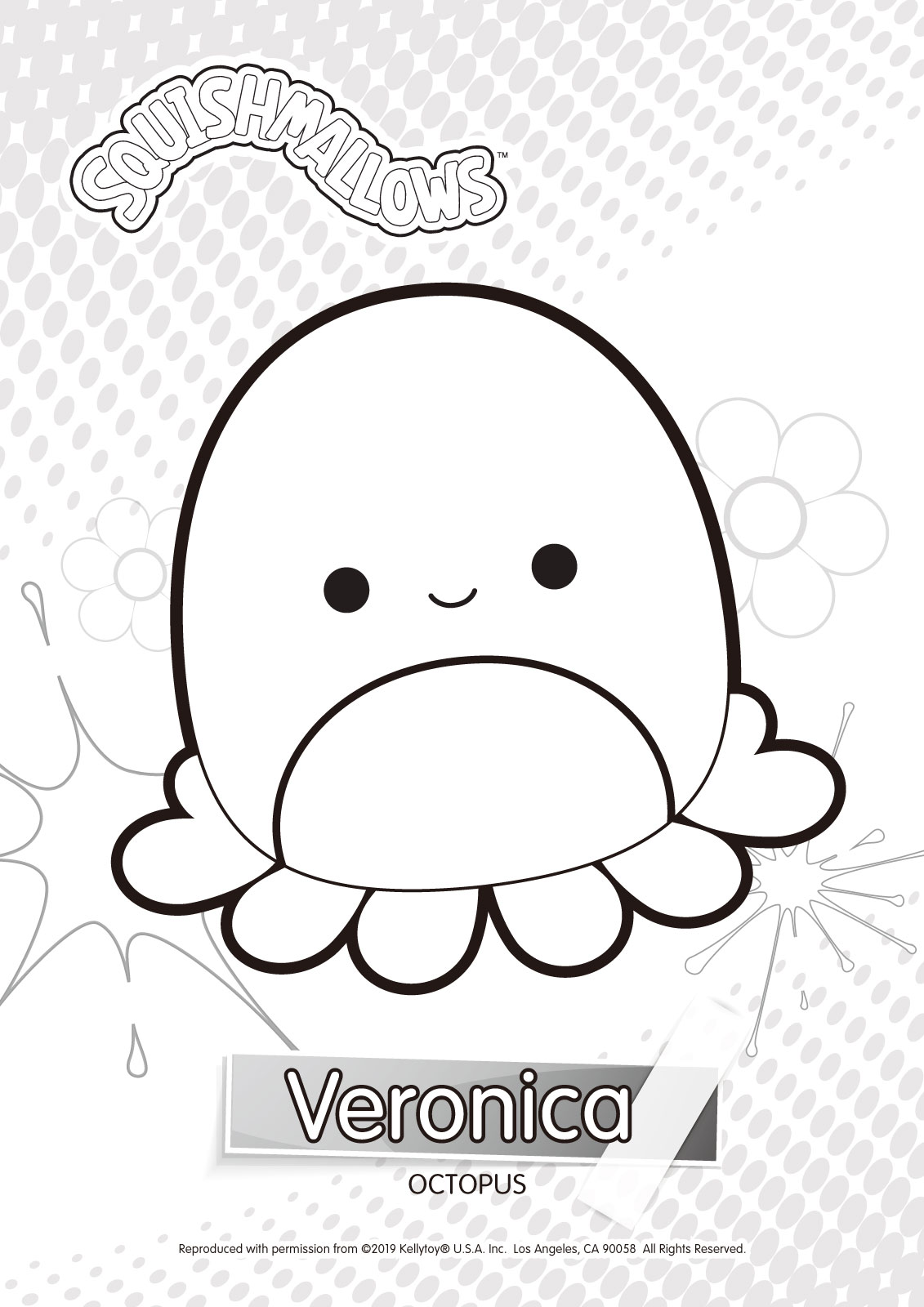 Squishmallows Veronica Coloring Pages - XColorings.com