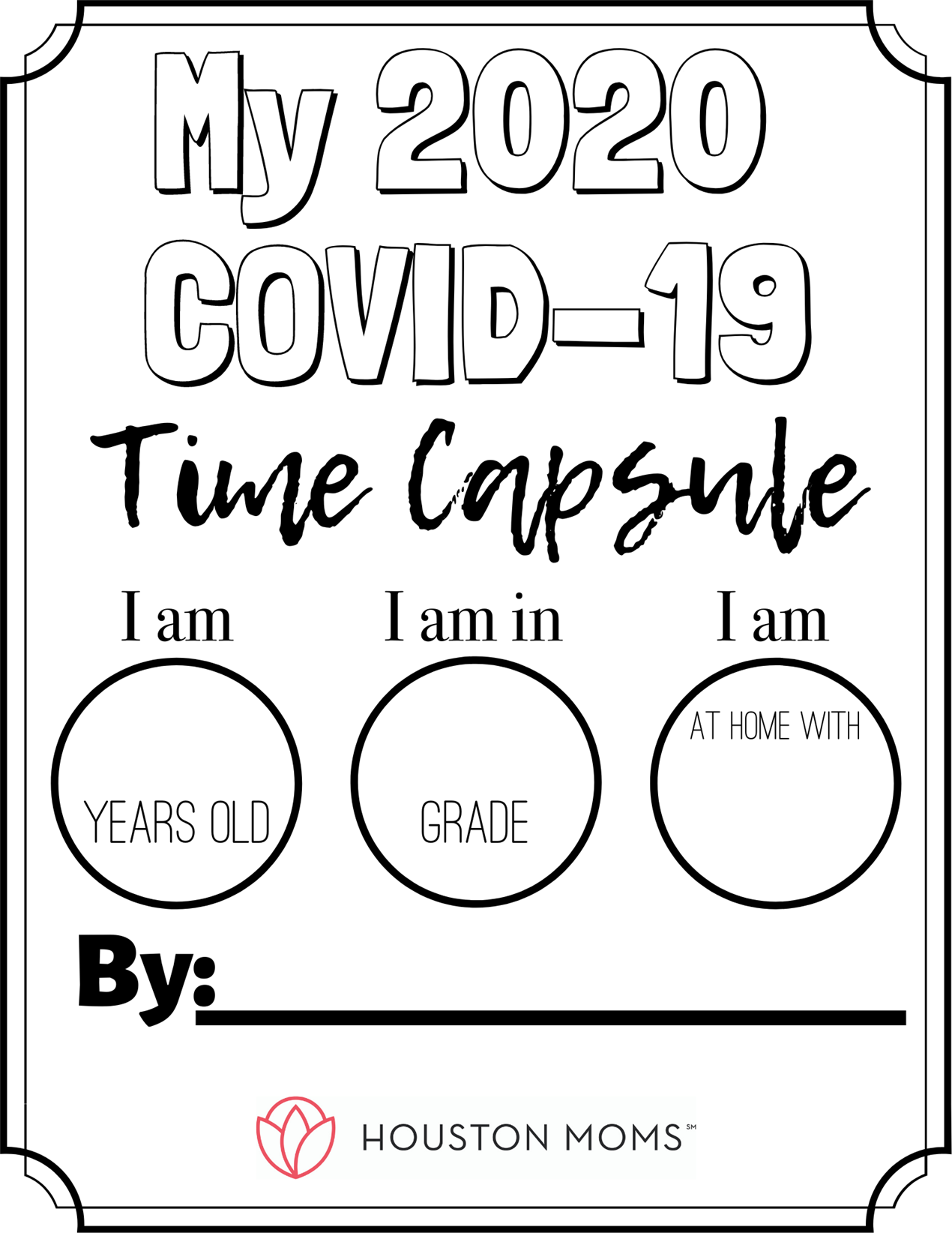 Free 2020 Coronavirus Coloring Pages printable