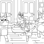 17 Bluey Family Coloring Pages - Printable Coloring Pages